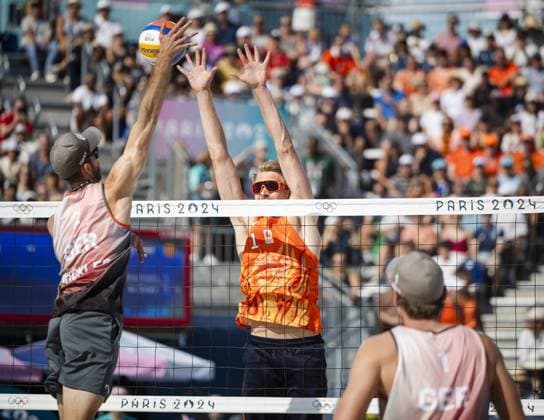 Paris 2024, Beach volleyball, Men, Wickler Ehlers - De Groot Boermans
