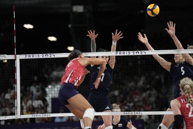 RECORD DATE NOT STATED PARIS 06.08.2024 SUMMER Olympic Games, Olympische Spiele, Olympia, OS VOLLEYBALL QUARTERFINAL POLAND - USA FOTO: TOMASZ MARKOWSKI NEWSPIX.PL --- Newspix.pl  TM105805
