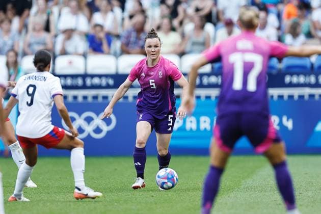 Football, Marina Hegering ends career in the national team, archive pictures