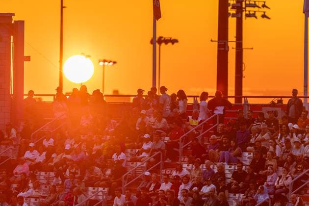 August 6, 2024, Montreal, Quebec, Canada: Sunset over the crowd in first round at National bank open at IGA Stadium in Montreal, Quebec, Canada on 2024-08-06 Montreal Canada - ZUMAl189 20240806_zsp_l189_047 Copyright: xYannickxLegarex
