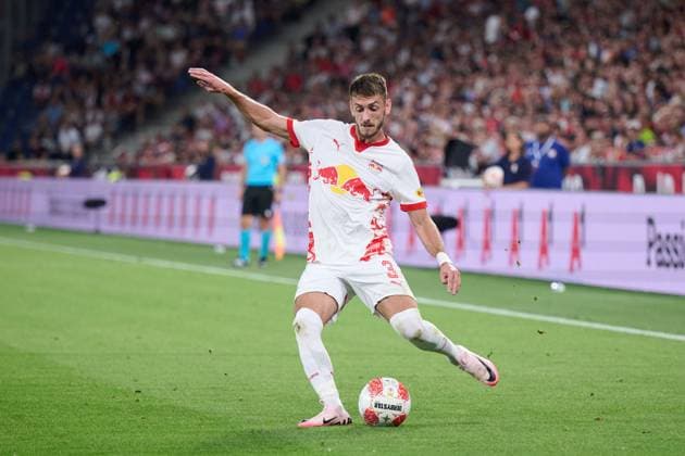 Salzburg, Austria 06 August 2024 Champions League qualification 2024 2025 RB Salzburg vs FC Twente Enschede In the picture Aleksa Terzic RB Red Bull Arena Copyright: xFotostandx xWassmuthx