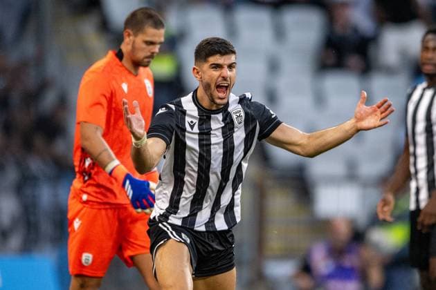 Malmo FF v PAOK FC, UEFA Champions League qualification, Malmoe, Sweden Malmoe, Sweden. 06th, August 2024. Konstantinos Koulierakis (4) of PAOK seen during the UEFA Champions League qualification match between Malmo FF and PAOK FC at Eleda Stadion in Malmo. Malmö Sweden  Copyright: xGonzalesxPhoto TobiasxJorgensenx