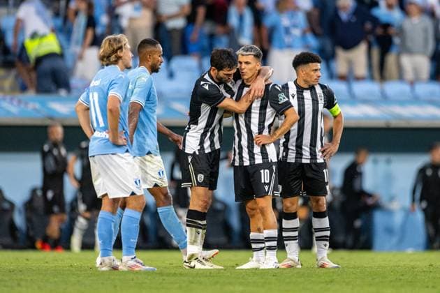 Malmo FF v PAOK FC, UEFA Champions League qualification, Malmoe, Sweden Malmoe, Sweden. 06th, August 2024. Thomas Murg (10) of PAOK seen during the UEFA Champions League qualification match between Malmo FF and PAOK FC at Eleda Stadion in Malmo. Malmö Sweden  Copyright: xGonzalesxPhoto TobiasxJorgensenx