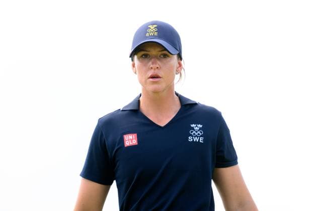 240807 Linn Grant of Sweden competing in women s individual golf round 1 during day 12 of the Paris 2024 Olympic Games on August 7, 2024 in Paris Photo Ludvig Thunman BILDBYRAN code LT LT0662 golf olympic games olympics os ol olympiska spel olympiske leker paris 2024 paris os paris ol 12 bbeng sverige  Copyright: LUDVIGxTHUNMAN BB240807LT054