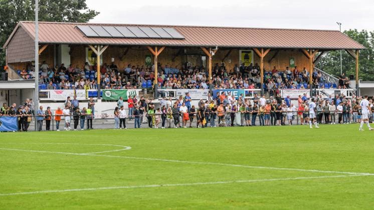 WESTKAMPFBAHN, Venue of 1 FC Düren,, 04 08 2024, Düren Germany , Football, Regionalliga West, 1 FC Düren Fortuna Düsseldorf II xmhx