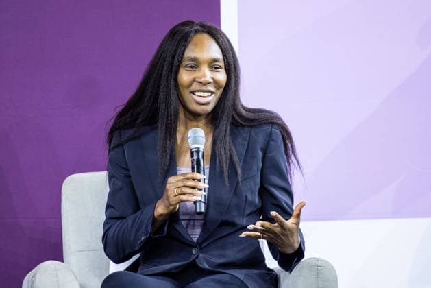 Sport Bilder des Tages August 7, 2024, Woodbridge, Ontario, Canada: Venus Williams speaks during the UNMATCHED Gender Equity in Sports Conference at the Paramount EventSpace in Woodbridge, Ontario. Woodbridge Canada - ZUMAt160 20240807_zip_t160_005 Copyright: xMathewxTsangx