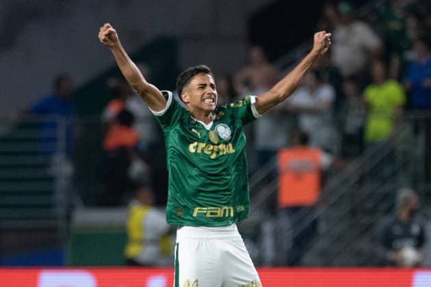 Match between Palmeiras and Flamengo for the 2024 Copa do Brasil Sao Paulo (SP), 07 08 2024 - COPA DO BRASIL PALMEIRAS VS FLAMENGO - Player Vitor Reis celebrates his goal in a match between Palmeiras and Flamengo, valid for the second leg of the round of 16 of the Copa do Brasil 2024, on the night this Wednesday, August 7, 2024, at Allianz Parque, in Sao Paulo-SP. (Foto: Ronaldo Barreto Thenews2 imago images)  Copyright: xRONALDOxBARRETOx