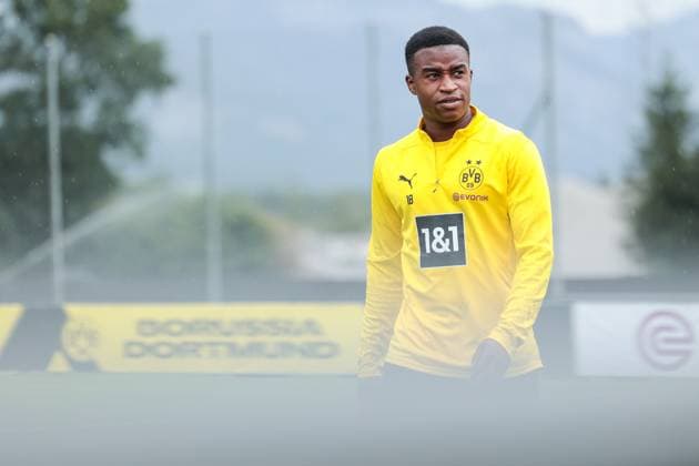 08 08 2024, Football, Borussia Dortmund training camp in Bad Ragaz, Day 8, Youssoufa Moukoko Borussia Dortmund , Bad Ragaz Grand Resort Bad Ragaz St Gallen Switzerland xRHR PHOTO DEx Copyright: DennisxEwert RHR-FOTOx RHR-FOTO DE