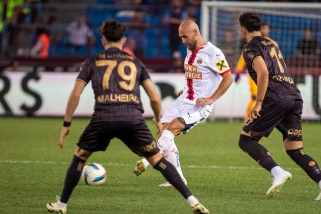 SOCCER - UEFA EL, Trabzonspor vs Rapid TRABZON,TURKEY,08.AUG.24 - SOCCER - UEFA Europa League, qualification, Trabzonspor Kuluebue vs SK Rapid Wien. Image shows Lukas Grgic (Rapid).  GEPAxpictures xPhilippxBrem