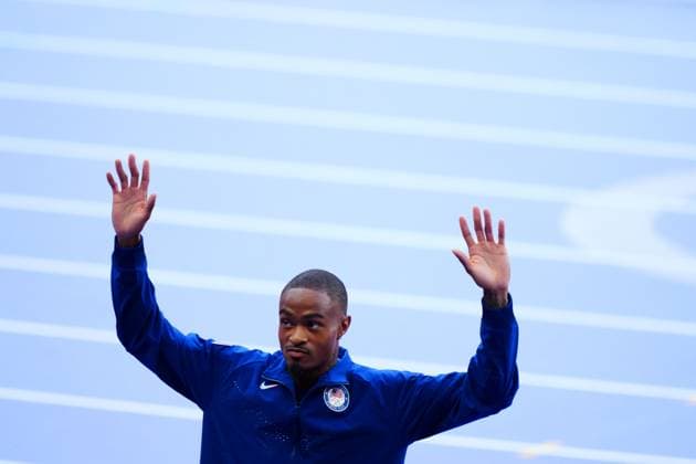 Gold Medalist Quincy Hall Paris 2024 Olympic Games, Olympische Spiele, Olympia, OS Day Thirteen, Paris, France - 08 Aug 2024  Copyright: xJavierxGarcia Shutterstockx 14622972p