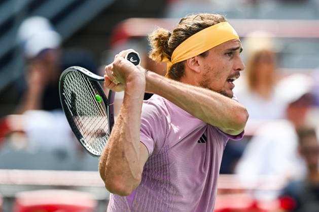 ATP National Bank Open 2024 MONTREAL, QC, CANADA AUGUST 08 Look on Alexander Zverev GER during a second round match at ATP National Bank Open on August 08, 2024 at IGA Stadium in Montreal, QC, Canada Photo by David Kirouac Copyright: xBEAUTIFULxSPORTS Kirouacx