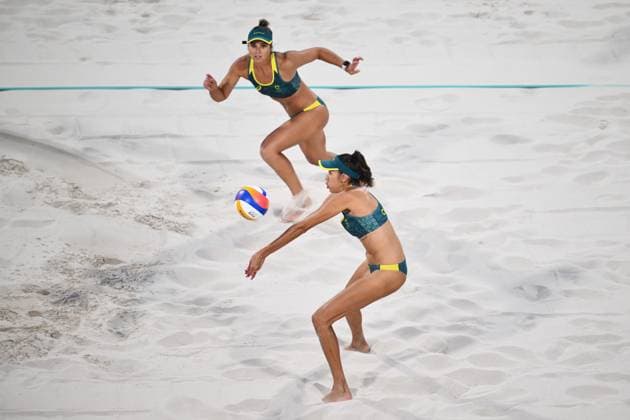 Paris 2024, Beach volleyball, Women, Brazil - Australia