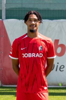 Kenneth Schmitdt SC Freiburg 04 GER, SC Freiburg, 1 BL, portrait date 2024 2025, 08 08 2024, GER, SC Freiburg, 1 BL, portrait date 2024 2025, 08 08 2024 Freiburg Copyright: xEibner-Pressefoto WolfgangxFrankx EP_WFK