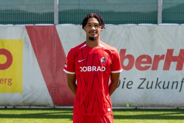 Kenneth Schmitdt SC Freiburg 04 GER, SC Freiburg, 1 BL, portrait date 2024 2025, 08 08 2024, GER, SC Freiburg, 1 BL, portrait date 2024 2025, 08 08 2024 Freiburg Copyright: xEibner-Pressefoto WolfgangxFrankx EP_WFK