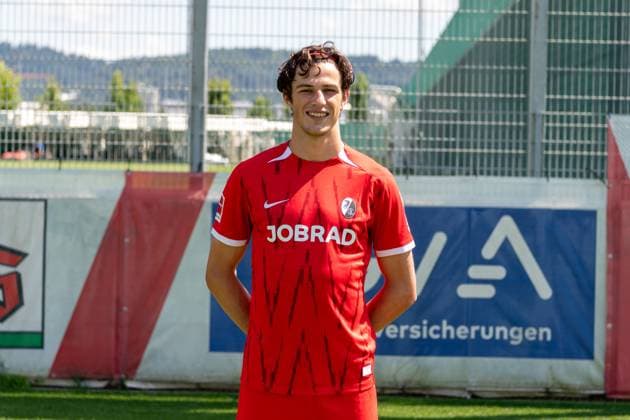 Merlin Roehl SC Freiburg, 34 GER, SC Freiburg, 1 BL, portrait date 2024 2025, 08 08 2024, GER, SC Freiburg, 1 BL, portrait date 2024 2025, 08 08 2024 Freiburg Copyright: xEibner-Pressefoto WolfgangxFrankx EP_WFK