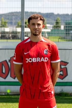 Max Rosenfelder SC Freiburg, 37 GER, SC Freiburg, 1 BL, portrait date 2024 2025, 08 08 2024, GER, SC Freiburg, 1 BL, portrait date 2024 2025, 08 08 2024 Freiburg Copyright: xEibner-Pressefoto WolfgangxFrankx EP_WFK