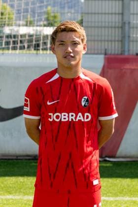 Ritsu Doan SC Freiburg, 42 GER, SC Freiburg, 1 BL, portrait date 2024 2025, 08 08 2024, GER, SC Freiburg, 1 BL, portrait date 2024 2025, 08 08 2024 Freiburg Copyright: xEibner-Pressefoto WolfgangxFrankx EP_WFK