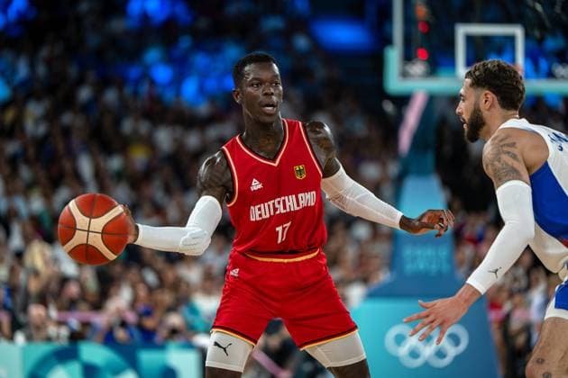 Olympic Games Paris 2024 Basketball Paris 08 08 2024 Semi-finals Men Men France FRA Germany GER Dennis Schröder Schroeder Germany, No 17 Schröder Schroder