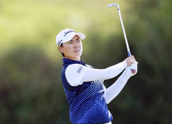 Paris Olympics: Golf Japan s Yuka Saso hits off the first tee during the third round of the women s golf event at the Paris Olympics on Aug. 9, 2024, at Le Golf National in Saint-Quentin-en-Yvelines, France.  A14AA0003267248P