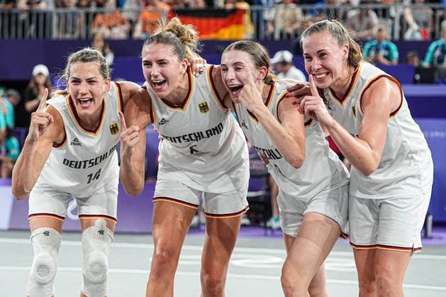 3x3 basketball players are team of the year, archive pictures