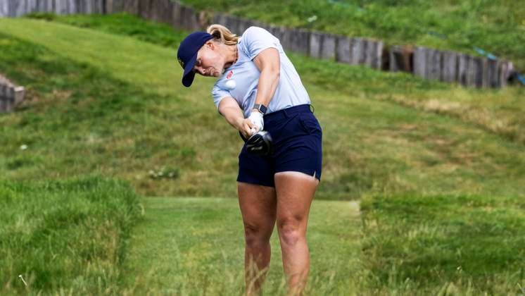 PARIS, FRANCE 20240808 Swedens Maja Stark during the third day of the womens golf competition at Le Golf National during the Paris Summer Olympics PARIS FRANCE Olympics x4035x  Copyright: xChristerxHöglund TTx OS 2024 GOLF