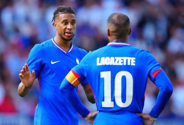 Michael Olise of France during the Olympic Men s Football Final, France v Spain Paris 2024 Olympic Games, Olympische Spiele, Olympia, OS Day Fourteen, Paris, France - 09 Aug 2024 EDITORIAL USE ONLY No use with unauthorised audio, video, data, fixture lists (outside the EU), club league logos or live services. Online in-match use limited to 45 images (+15 in extra time). No use to emulate moving images. No use in betting, games or Copyright: xJavierxGarcia Shutterstockx 14622991y