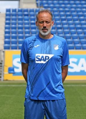 Coach Pelegrino Matarazzo , TSG 1899 Hoffenheim Porträttermin TSG 1899 Hoffenheim 2024 2025 Sinsheim, GER, 07 08 2024 ,Football 1 Bundesliga 2024 2025 Editorial use only