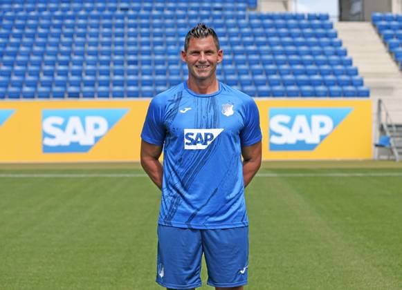 Goalkeeping coach Alexander Stolz , TSG 1899 Hoffenheim Porträttermin TSG 1899 Hoffenheim 2024 2025 Sinsheim, GER, 07 08 2024 ,Soccer 1 Bundesliga 2024 2025 Editorial use only