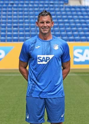 Goalkeeping coach Alexander Stolz , TSG 1899 Hoffenheim Porträttermin TSG 1899 Hoffenheim 2024 2025 Sinsheim, GER, 07 08 2024 ,Soccer 1 Bundesliga 2024 2025 Editorial use only