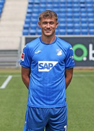 Tom Bischof , TSG 1899 Hoffenheim Porträttermin TSG 1899 Hoffenheim 2024 2025 Sinsheim, GER, 07 08 2024 ,Soccer 1 Bundesliga 2024 2025 Editorial use only