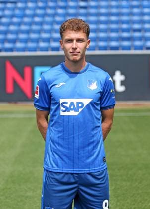 Dennis Geiger , TSG 1899 Hoffenheim Portrait appointment TSG 1899 Hoffenheim 2024 2025 Sinsheim, GER, 07 08 2024 ,Soccer 1 Bundesliga 2024 2025 Editorial use only
