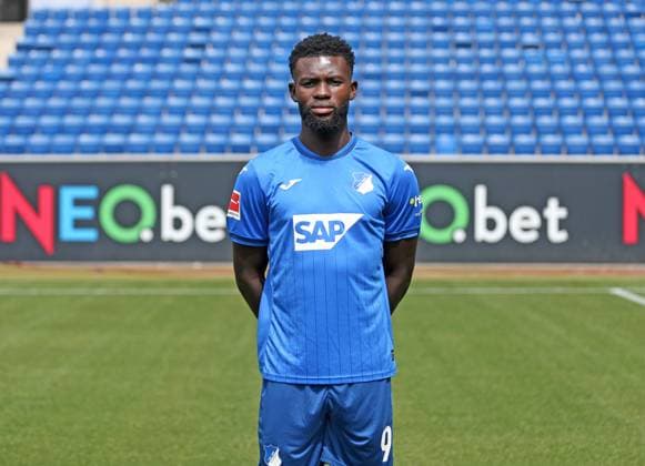 Ihlas Bebou , TSG 1899 Hoffenheim Portrait appointment TSG 1899 Hoffenheim 2024 2025 Sinsheim, GER, 07 08 2024 ,Soccer 1 Bundesliga 2024 2025 Editorial use only