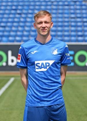 Maximilian Beier , TSG 1899 Hoffenheim Portrait appointment TSG 1899 Hoffenheim 2024 2025 Sinsheim, GER, 07 08 2024 ,Soccer 1 Bundesliga 2024 2025 Editorial use only