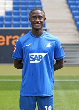 Diadie Samassekou , TSG 1899 Hoffenheim Porträttermin TSG 1899 Hoffenheim 2024 2025 Sinsheim, GER, 07 08 2024 ,Football 1 Bundesliga 2024 2025 Editorial use only