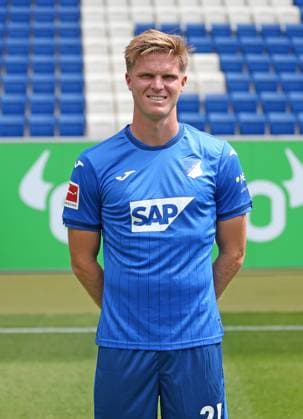 Marius Bülter , TSG 1899 Hoffenheim Portrait appointment TSG 1899 Hoffenheim 2024 2025 Sinsheim, GER, 07 08 2024 ,Soccer 1 Bundesliga 2024 2025 Editorial use only