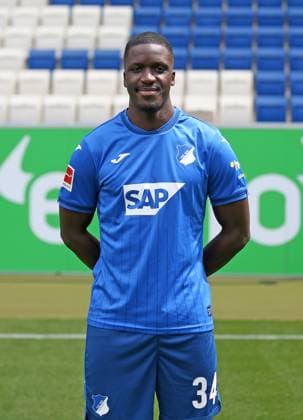 Stanley Nsoki , TSG 1899 Hoffenheim Porträttermin TSG 1899 Hoffenheim 2024 2025 Sinsheim, GER, 07 08 2024 ,Soccer 1 Bundesliga 2024 2025 Editorial use only