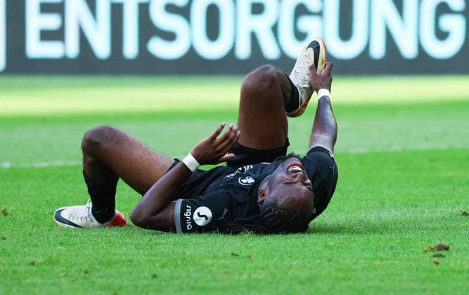 Noel Futkeu Fuerth 9 , GER, 1 FC Kaiserslautern vs Spvgg Greuther Fuerth, Football, 2 Bundesliga, Matchday 2, Season 2024 25, 09 08 2024, DFL REGULATES ANY USE OF PHOTOGRAPHS AS IMAGE SEQUENCES AND ORQUASI VIDEO, GER, 1 FC Kaiserslautern vs Spvgg Greuther Fuerth, Football, 2 Bundesliga, Matchday 2, Season 2024 25, 09 08 2024, Kaiserslautern Copyright: xEibner-Pressefoto joergxNiebergax EP_JNL