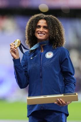 Sydney McLaughlin Levrone of USA (Women s 400m Hurdles) wins gold Paris 2024 Olympic Games, Olympische Spiele, Olympia, OS Day Fourteen, Paris, France - 09 Aug 2024  Copyright: xDavexWinter Shutterstockx 14622994kx