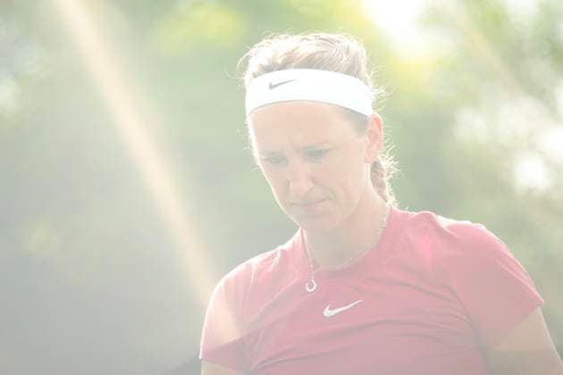 August 9, 2024, Toronto, On, CAN: Victoria Azarenka of Belarus reacts during her game against Peyton Stearns of the United States at the National Bank Open in Toronto on Friday, August 9, 2024. Victoria Azarenka  - ZUMAc35_ 20240809_zaf_c35_136 Copyright: xChrisxYoungx