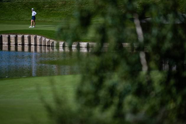 240810 Madelene Stavnar of Norway during the final round of the women s individual stroke play golf during day 15 of the Paris 2024 Olympic Games on August 10, 2024 in Paris Photo Petter Arvidson BILDBYRAN kod PA PA0868 golf olympic games olympics os ol olympiska spel olympiske leker paris 2024 paris os paris ol bbeng dam  Copyright: PETTERxARVIDSON BB240810PA001