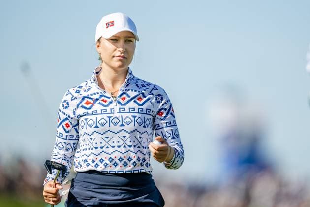 240810 Madelene Stavnar of Norway during the final round of the women s individual stroke play golf during day 15 of the Paris 2024 Olympic Games on August 10, 2024 in Paris Photo Petter Arvidson BILDBYRAN kod PA PA0868 golf olympic games olympics os ol olympiska spel olympiske leker paris 2024 paris os paris ol bbeng dam  Copyright: PETTERxARVIDSON BB240810PA007