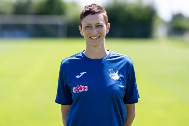 Dr. Jutta Bletzer Team Doctor, TSG 1899 Hoffenheim , single picture, single photo, action, action, portrait, portrait, 29 07 2024, St Leon Rot Germany , Football, Women, TSG 1899 Hoffenheim portrait appointment 2024 25 xozx
