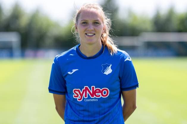 Lisann Kaut TSG, 4 , single picture, single photo, action, action, portrait, portrait, 29 07 2024, St Leon Rot Germany , Soccer, Women, TSG 1899 Hoffenheim portrait date 2024 25 xozx