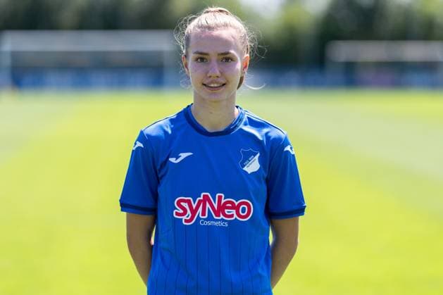 Sara Ritter TSG, 22 , single picture, single photo, action, action, portrait, portrait, 29 07 2024, St Leon Rot Germany , Soccer, Women, TSG 1899 Hoffenheim portrait date 2024 25 xozx