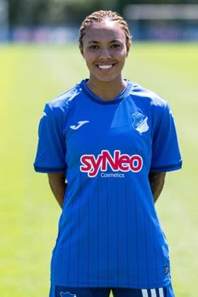 Gia Corley TSG, 10 , single picture, single photo, action, action, portrait, portrait, 29 07 2024, St Leon Rot Germany , football, women, TSG 1899 Hoffenheim portrait date 2024 25 xozx