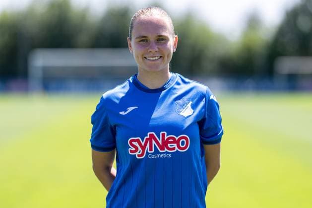 Marie Steiner TSG, 19 , single picture, single photo, action, action, portrait, portrait, 29 07 2024, St Leon Rot Germany , Soccer, Women, TSG 1899 Hoffenheim portrait date 2024 25 xozx