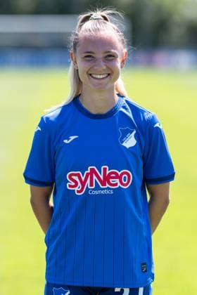 Michelle Weiß Weiss, TSG, 27 , single picture, single photo, action, action, portrait, portrait, 29 07 2024, St Leon Rot Germany , Football, Women, TSG 1899 Hoffenheim portrait appointment 2024 25 xozx