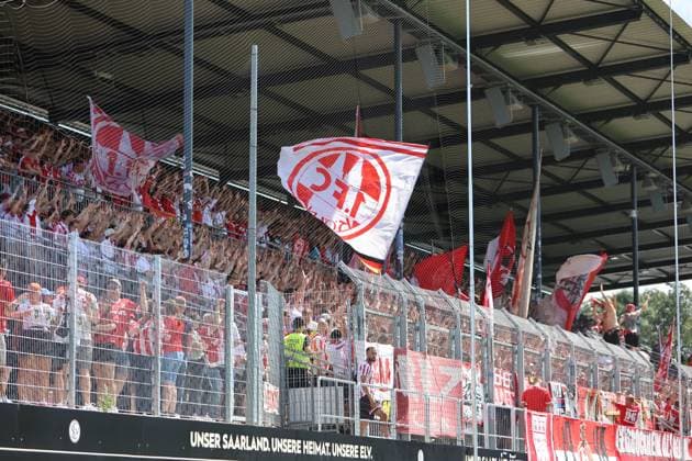 10 08 2024, Football, Men, 2 Bundesliga, Season 2024 2025, SV 07 Elversberg 1 FC Köln, The Fans 1 FC Köln Elversberg Ursapharm Arena an der Kaiserlinde Saarland Germany EN Copyright: xSebastianxBachx