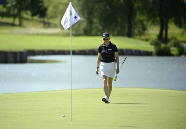 Ursula Wikström of Finland competes during women s individual stroke play of golf at the Paris Summer Olympic Games, Olympische Spiele, Olympia, OS in Le Golf National on August 10, 2024. Paris France LKFTJK20240810133948EUNQ  Copyright: xAnttixAimo-Koivistox LKFTJK20240810133948EUNQ