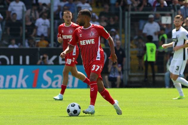 10 08 2024, Football, Men, 2 Bundesliga, Season 2024 2025, SV 07 Elversberg 1 FC Köln, Linton Maina 1 FC Koeln Elversberg Ursapharm Arena an der Kaiserlinde Saarland Germany EN Copyright: xSebastianxBachx